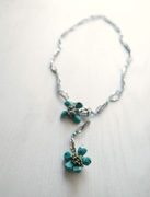 ターコイズフラワーラリエット