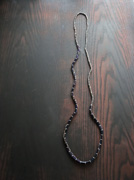 竹とメタルのネックレス